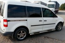 Volkswagen Caddy 2015–2020 Sidebars BB002 (set van 2, RVS) foto 1