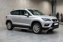 Seat Ateca 2016– Side steps Allmond Grey (2 stuks, aluminium) foto 1