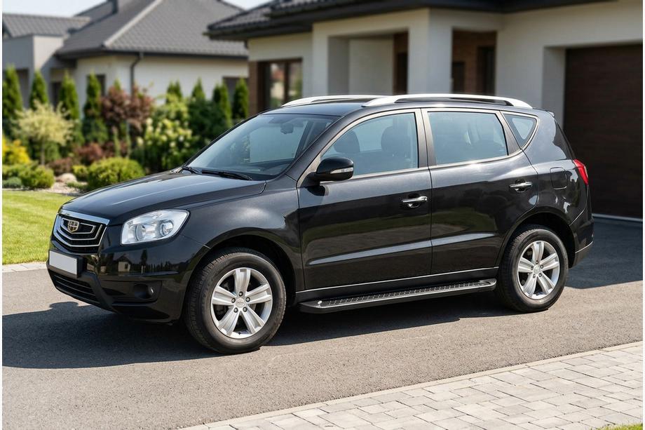 Geely Emgrand X7 2011– Allmond Black zijtreden (2 st., aluminium) Image