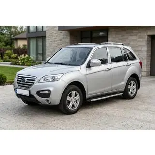 Fullmond side steps (2 stuks, aluminium) Lifan X60 2011– foto 1