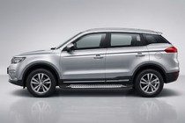 Geely Emgrand X7 2011– Line side steps (set van 2, aluminium) foto 1