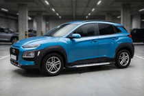 Hyundai Kona 2017–2023 Line side steps (set van 2, aluminium) foto 1