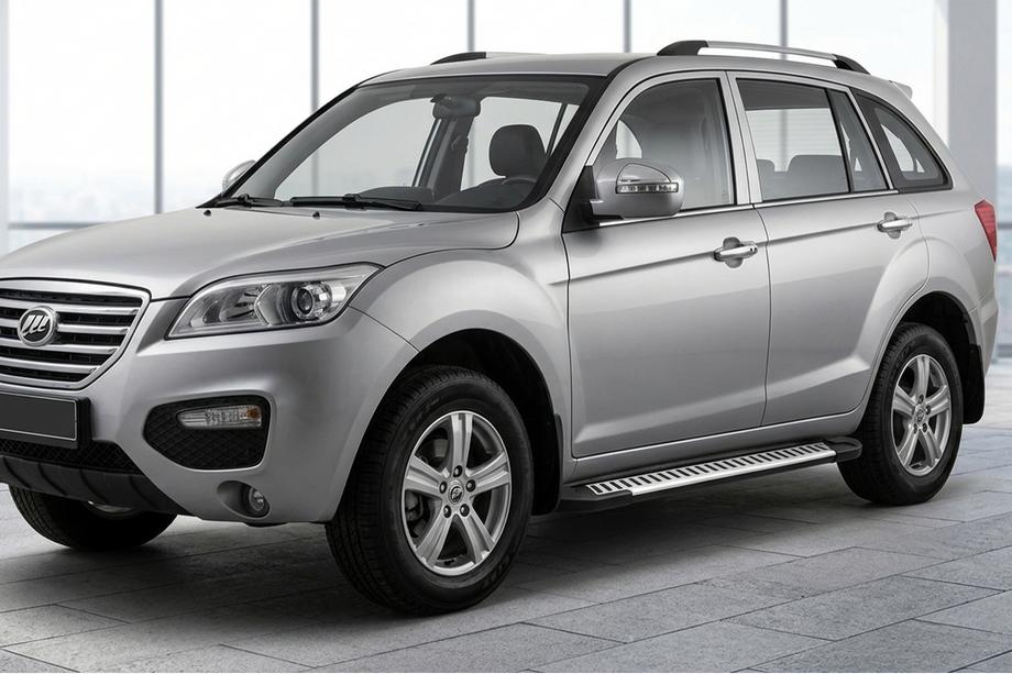 Lifan X60 2011– Line side steps (set van 2, aluminium) Image