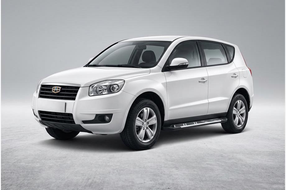 Geely Emgrand X7 2011– Sunrise side steps (2 stuks, aluminium) Image