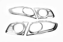 Hyundai Santa Fe 2 2006–2012 Achterlicht afdekkappen (2 stuks, kunststof) foto 2