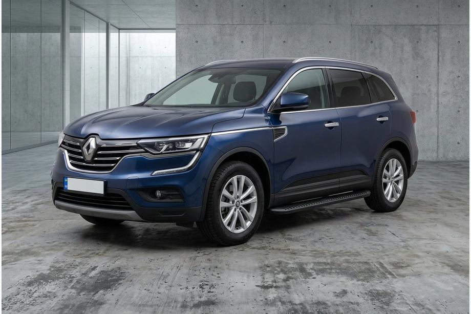 Renault Koleos 2016–2024 Side steps Tayga Black (2 stuks, aluminium) Image