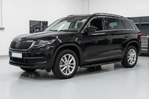 Skoda Kodiaq 2016–2023 Side steps Tayga Black (2 stuks, aluminium) foto 1