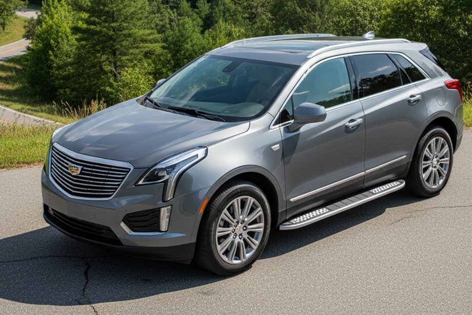 Cadillac XT5 2016– Tayga V2 side steps (2 stuks, aluminium) Image