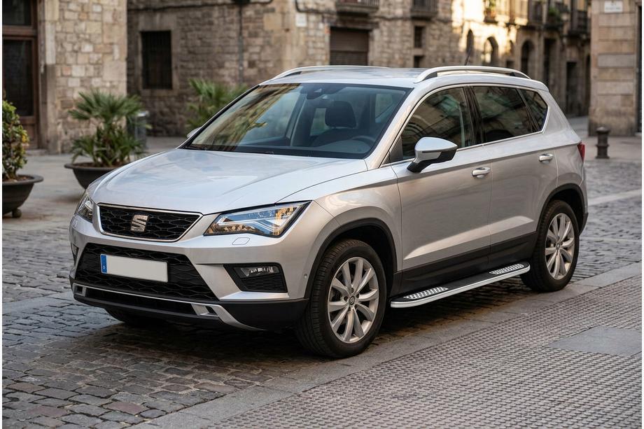Seat Ateca 2016– Tayga V2 side steps (2 stuks, aluminium) Image