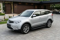 Geely Emgrand X7 2011– Side steps Bosphore Black (set van 2, aluminium) foto 1