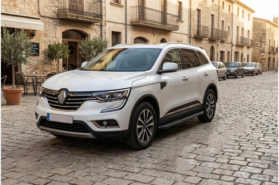 Renault Koleos 2016–2024 Side steps Bosphore Black (set van 2, aluminium) Image