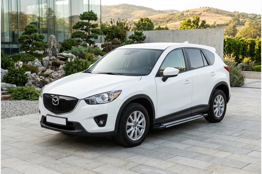 Mazda CX-5 2017–2025 Rainbow side steps (2 stuks, aluminium) Image