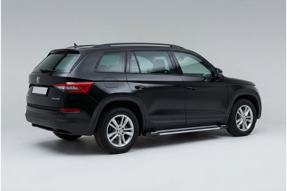 Skoda Kodiaq 2016–2023 Rainbow side steps (2 stuks, aluminium) Image