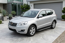 Geely Emgrand X7 2011– Side steps Maya V1 (2 stuks, aluminium) foto 1