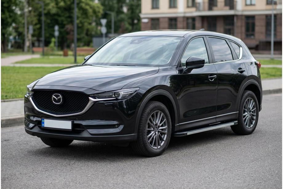 Mazda CX-5 2017–2025 Side steps Maya V1 (2 stuks, aluminium) Image