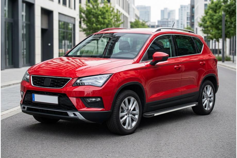 Seat Ateca 2016– Side steps Maya V1 (2 stuks, aluminium) Image