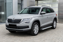 Skoda Kodiaq 2016–2023 Zijtreden Maya V2 (set van 2, aluminium) foto 1