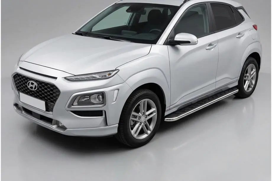Hyundai Kona 2017–2023 Side steps Maydos V1 (set van 2, aluminium) Image