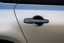 Mazda 3 2003–2009 Deurgreepschalen (4 st., RVS) foto 1
