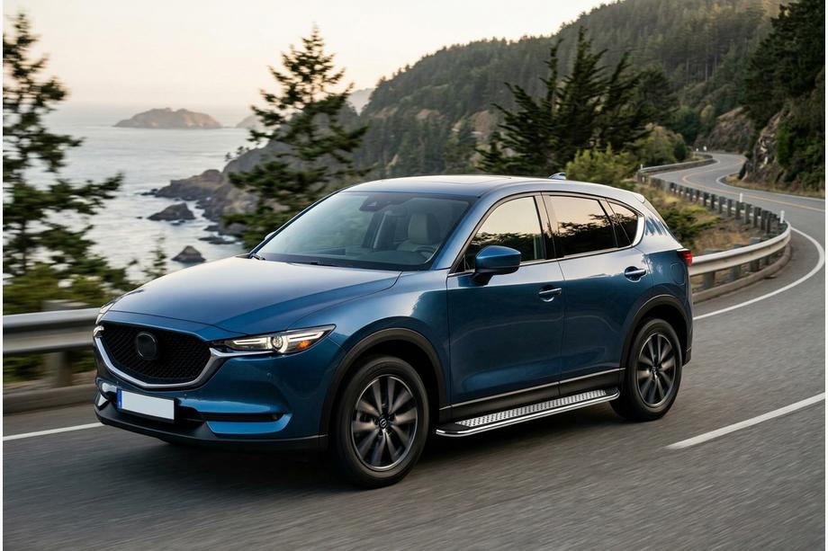 Mazda CX-5 2017–2025 Zijtreden Maydos V2 (2 st., aluminium/RVS) Image