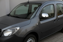 Mercedes Citan 2013–2021 RVS spiegelkappen (2 stuks) OmsaLine - Italiaans roestvrij staal foto 1