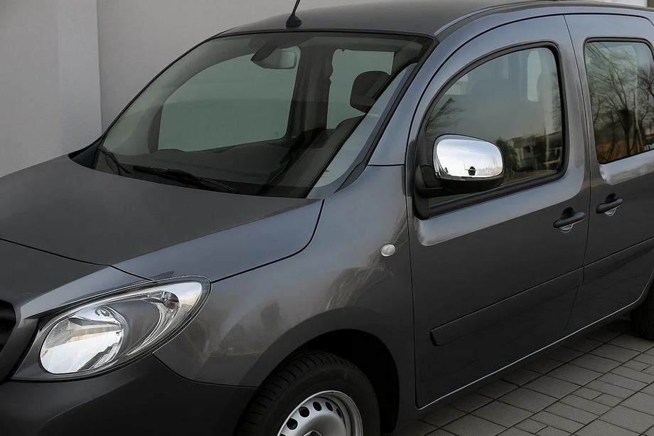 Mercedes Citan 2013–2021 RVS spiegelkappen (2 stuks) OmsaLine - Italiaans roestvrij staal Image