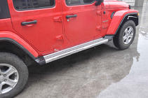 Jeep Wrangler 2007–2017 Zijskirts Silver (2 stuks) foto 4