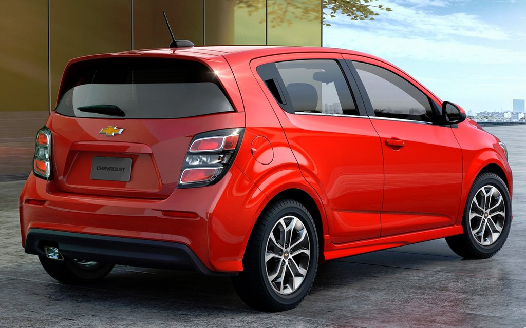 Gerestylde Chevrolet Aveo hatchback