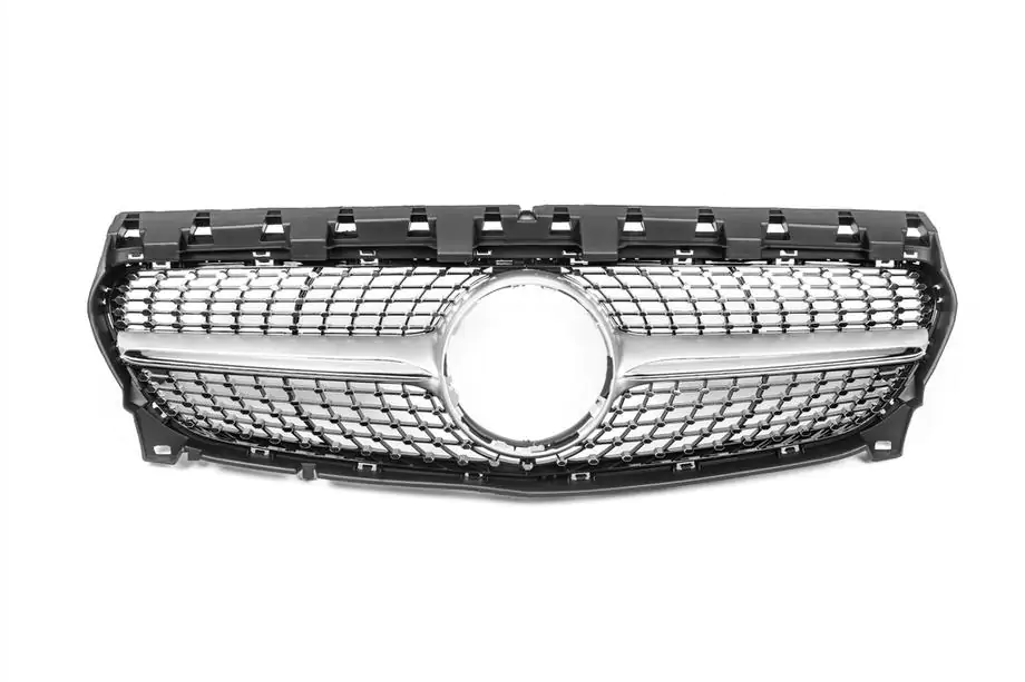 Mercedes CLA C117 2013–2019 Voorgrille (2017-2019, Diamond Silver) Foto 2