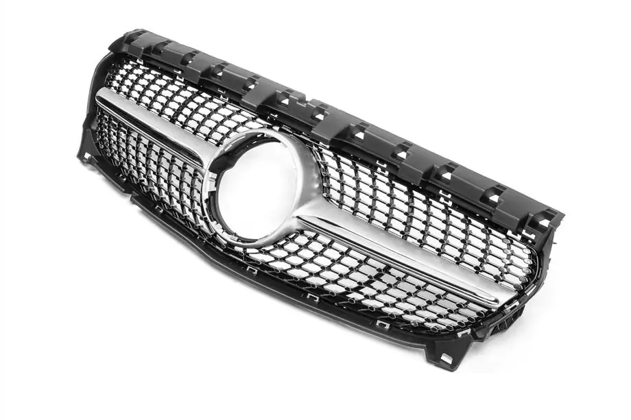 Mercedes CLA C117 2013–2019 Voorgrille (2017-2019, Diamond Silver) Foto 7