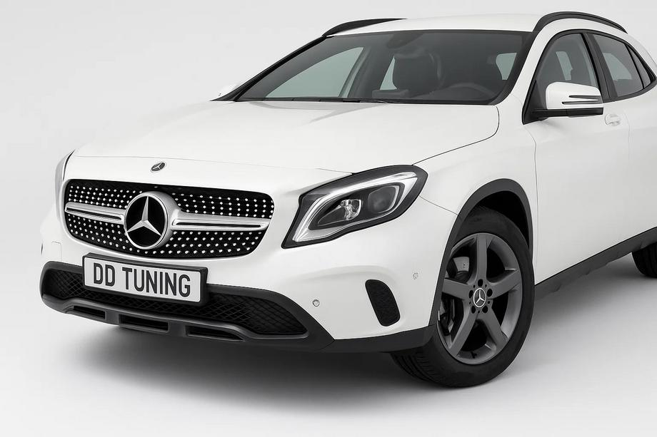 Mercedes GLA X156 2014–2019 Voorgrille Diamond Silver (2017-2019) Image