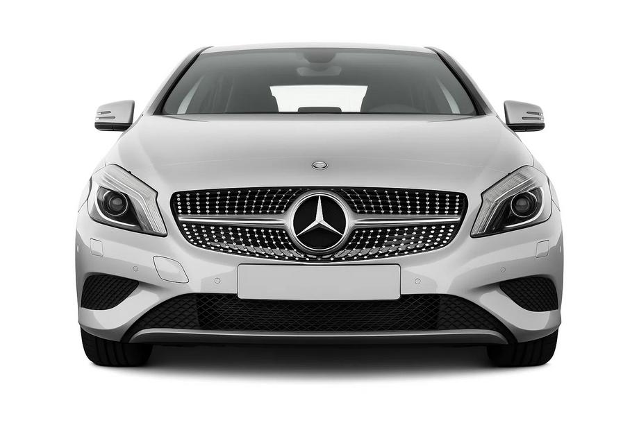 Mercedes A-Klasse W176 2012–2018 Voorgrille Diamond Silver (2012-2015) Image