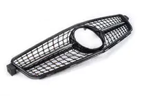Mercedes C-klasse W204 2007–2015 Diamond Black voorgrille foto 4
