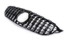 Mercedes C-klasse W205 2014–2021 Panamericana GT voorgrille (voor Avantgarde/AMG-Line/C43 AMG) 2018+, met camera foto 10