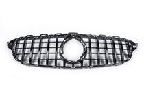Mercedes C-klasse W205 2014–2021 Panamericana GT voorgrille (voor Avantgarde/AMG-Line/C43 AMG) 2018+, met camera foto 5