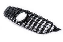 Mercedes C-klasse W205 2014–2021 Panamericana GT voorgrille (voor Avantgarde/AMG-Line/C43 AMG) 2018+, met camera foto 12