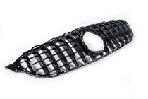 Mercedes C-klasse W205 2014–2021 Panamericana GT voorgrille (voor Avantgarde/AMG-Line/C43 AMG) 2018+, met camera foto 13