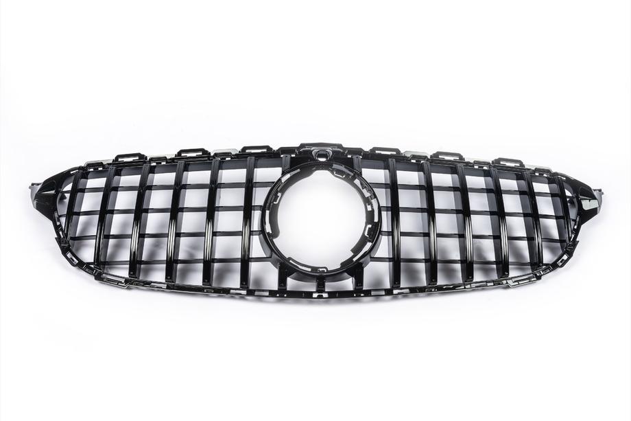 Mercedes C-klasse W205 2014–2021 Panamericana GT voorgrille (voor Avantgarde/AMG-Line/C43 AMG) 2018+, zonder camera Foto 5
