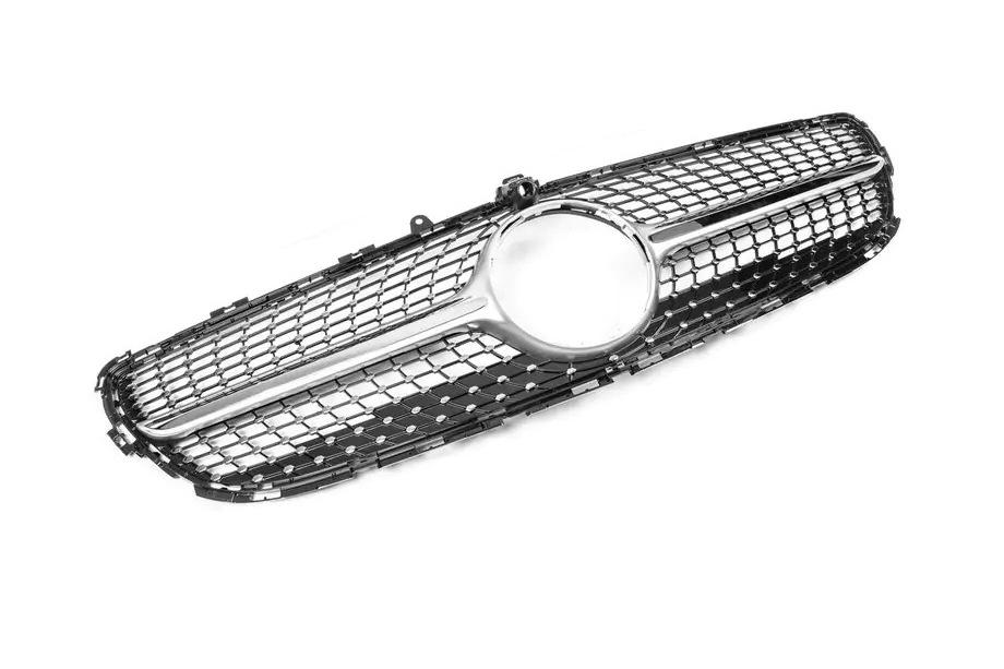 Mercedes CLS C218 2011–2018 Voorgrille 2014-2018 (Diamond Silver) Foto 4