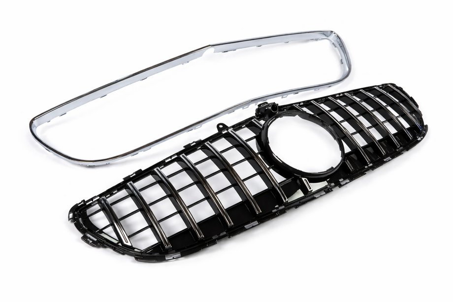Mercedes CLS C218 2011–2018 Voorgrille met frame 2014-2018 (GT Panamericana) Foto 6