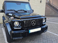 Mercedes G-klasse W463 1990–2018 Voorgrille (GT, met chromen strips) Wit met chromen strips foto 1