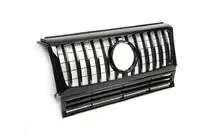 Mercedes G-klasse W463 1990–2018 Voorgrille (GT, met chromen strips) foto 5
