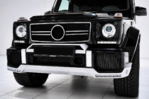 Mercedes G-klasse W463 1990–2018 Voorbumper lipspoiler BRBS met LED foto 1