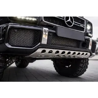 Voorbumperbeschermbeugel (RVS) Mercedes G-klasse W463 1990–2018 foto 2