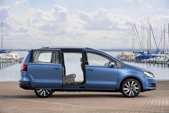 Vernieuwde Volkswagen Sharan tweede generatie