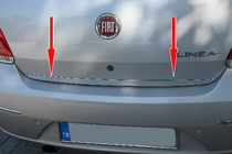 Fiat Linea 2006–2018 RVS kofferbakrand foto 1