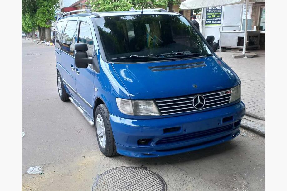 Mercedes Vito W638 1996–2003 Onderbumperlip Brabos Style (spuitklaar) Image