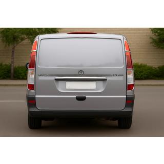 Achterlichtcovers (2 st., RVS) Mercedes Vito W639 2004–2014 foto 1