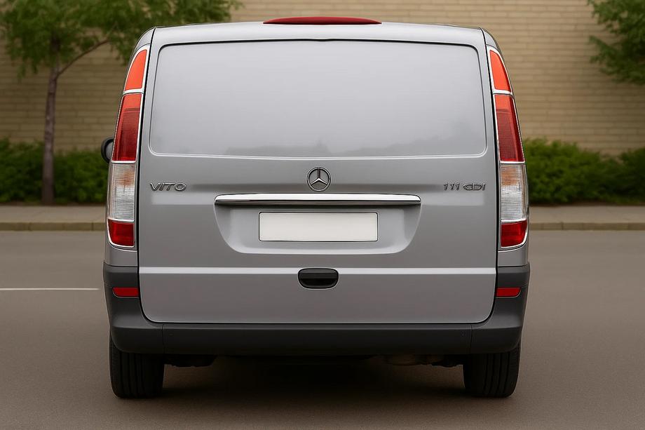 Mercedes Vito W639 2004–2014 Achterlichtcovers (2 st., RVS) Image