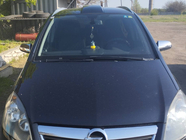 Opel Zafira B 2005–2011 RVS chromen spiegelkappen 2005-2008 (2 st.) foto 3